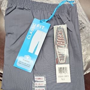 Men's Classic Fit Gray Scrub Pants